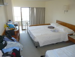 Unser Hotelzimmer im Agapi Beach Hotel in Ammoudara (GR).
